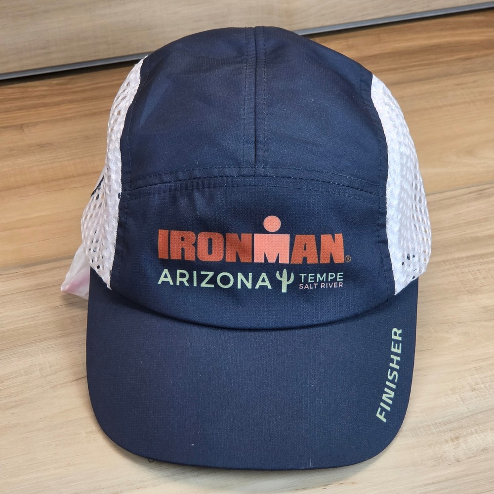 Boco Gear Ironman Arizona 2023 Finisher Hat OSFM Navy Blue NWT Running Cap